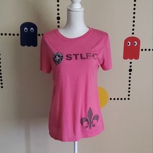 Saint Louis Football Club STLFC XL pink next level apparel